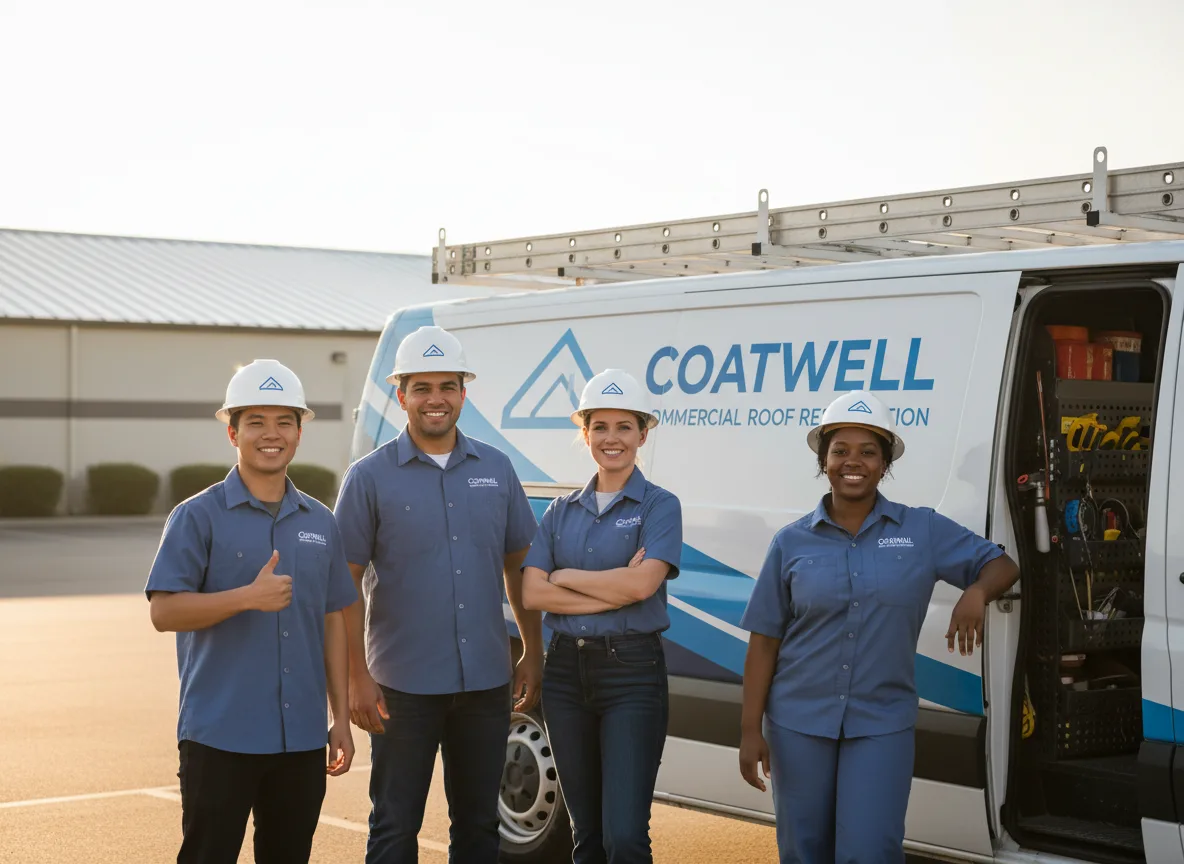 Commercial roof coating company in Waukomis, OK